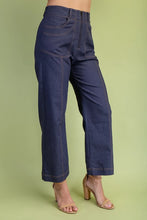 Load image into Gallery viewer, Dark Navy Stitch Detail Pants
