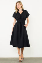 Load image into Gallery viewer, Black Textured Dress
