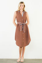 Load image into Gallery viewer, Brown Polka Dot Dress
