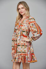 Load image into Gallery viewer, Patchwork Print Dress
