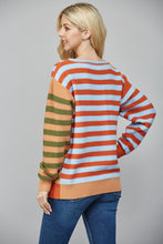 Load image into Gallery viewer, Crisscross Stripe Sweater
