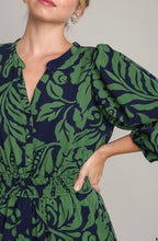 Load image into Gallery viewer, Navy and Green Jumpsuit
