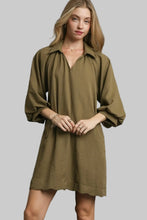 Load image into Gallery viewer, Olive Tunic Dress
