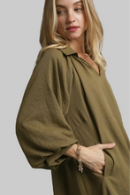 Load image into Gallery viewer, Olive Tunic Dress
