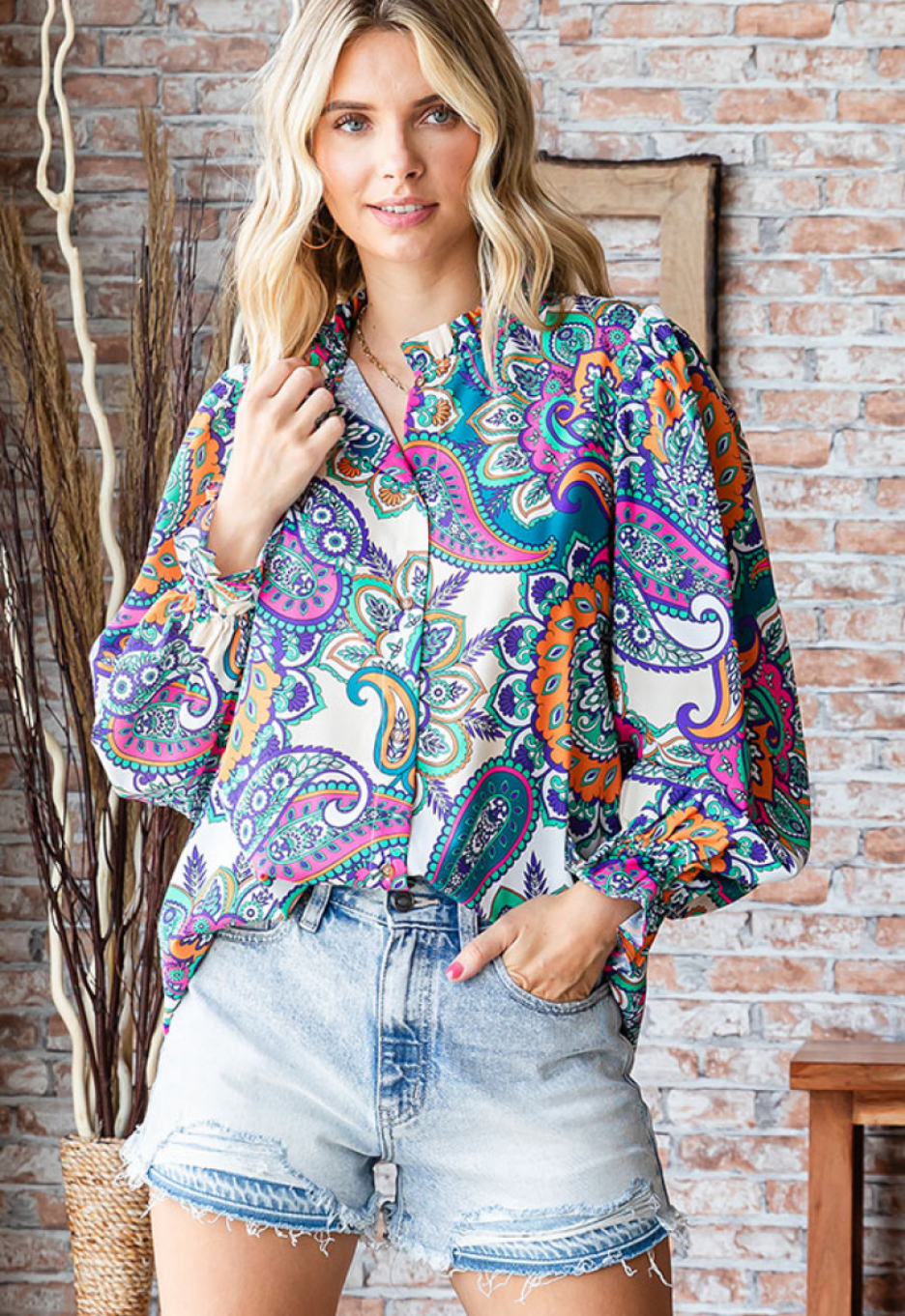 Pretty in Paisley Blouse