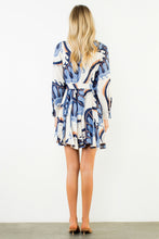 Load image into Gallery viewer, Blue and Cream Dress
