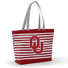 Load image into Gallery viewer, Striped Collegiate Tote
