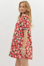 Load image into Gallery viewer, Red Floral Dress
