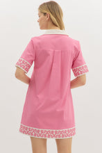 Load image into Gallery viewer, Pink Embroidered Accent Dress

