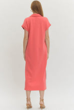 Load image into Gallery viewer, Super Soft Coral Tee Dress
