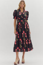 Load image into Gallery viewer, Floral Gathered Waist Dress
