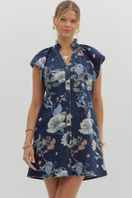 Load image into Gallery viewer, Floral Denim Dress
