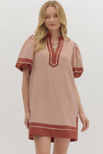 Load image into Gallery viewer, Brick Striped Dress
