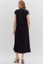 Load image into Gallery viewer, Black Stitched Detail Midi
