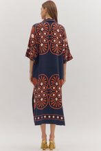 Load image into Gallery viewer, Navy Geometric Midi
