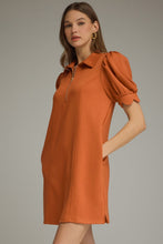 Load image into Gallery viewer, Solid Half Zip Dress
