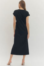 Load image into Gallery viewer, Black Side Tie Dress
