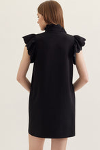 Load image into Gallery viewer, Scalloped Flutter Sleeve Dress
