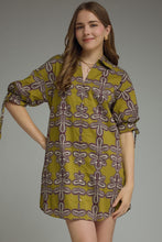 Load image into Gallery viewer, Martini Olive Print Dress
