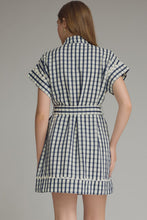 Load image into Gallery viewer, Gingham Tie Waist Dress
