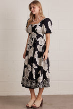 Load image into Gallery viewer, Black Floral Dress
