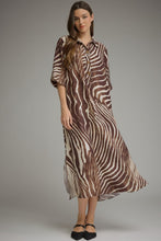 Load image into Gallery viewer, Brown Zebra Maxi Dress
