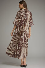 Load image into Gallery viewer, Brown Zebra Maxi Dress
