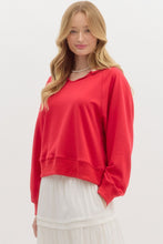 Load image into Gallery viewer, Red Sailor Collar Jersey

