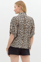 Load image into Gallery viewer, Leopard Print Ribbon Top
