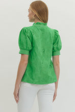 Load image into Gallery viewer, Kelly Green Textured Top
