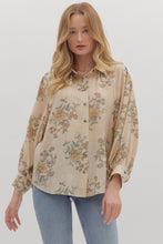 Load image into Gallery viewer, Ecru Floral Blouse
