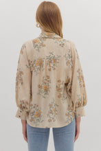 Load image into Gallery viewer, Ecru Floral Blouse
