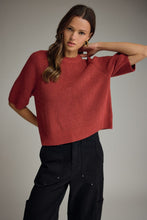 Load image into Gallery viewer, Short Sleeve Knit Sweater
