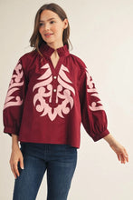 Load image into Gallery viewer, Baroque Applique Top

