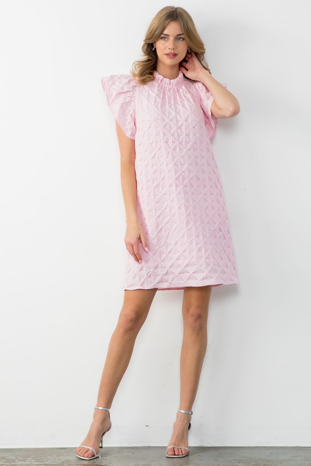 Pink Tufted Dress