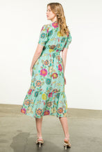 Load image into Gallery viewer, Mint Floral Maxi Dress
