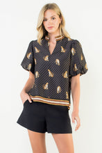 Load image into Gallery viewer, Leopard Motif Top
