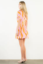 Load image into Gallery viewer, Pink Wavy Striped Dress
