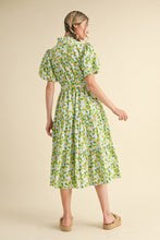 Load image into Gallery viewer, Cottage Floral Tiered Midi Dress
