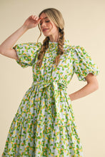Load image into Gallery viewer, Cottage Floral Tiered Midi Dress
