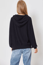 Load image into Gallery viewer, Black Relaxed Hoodie
