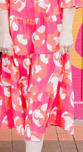 Load image into Gallery viewer, Spot On Pink Tiered Maxi Dress
