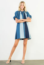 Load image into Gallery viewer, Colorblock Denim Dress
