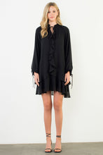 Load image into Gallery viewer, Frilly Little Black Dress
