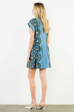 Load image into Gallery viewer, Blue Pattern Dress
