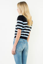 Load image into Gallery viewer, Striped Short Sleeve Sweater
