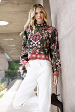 Load image into Gallery viewer, Olive Floral Sweater
