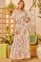 Load image into Gallery viewer, Sage Print Maxi Dress
