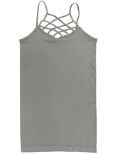 Load image into Gallery viewer, Reversible Crisscross or Round Neck Long Cami
