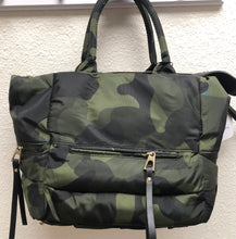 Load image into Gallery viewer, Nylon Camo Puff Bag

